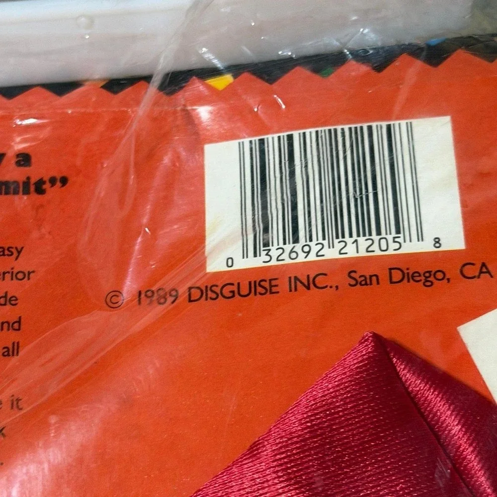 Vintage 1989 Disguise The Limit Kids Clown Costume Ages 6-10 NOS Halloween